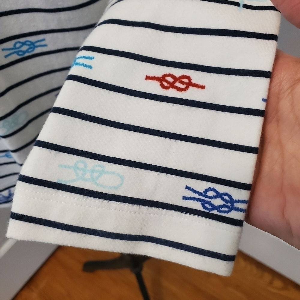 Talbots Hello Saturday Striped Pullover Size P, Nautical, Preppy - Picture 3 of 8